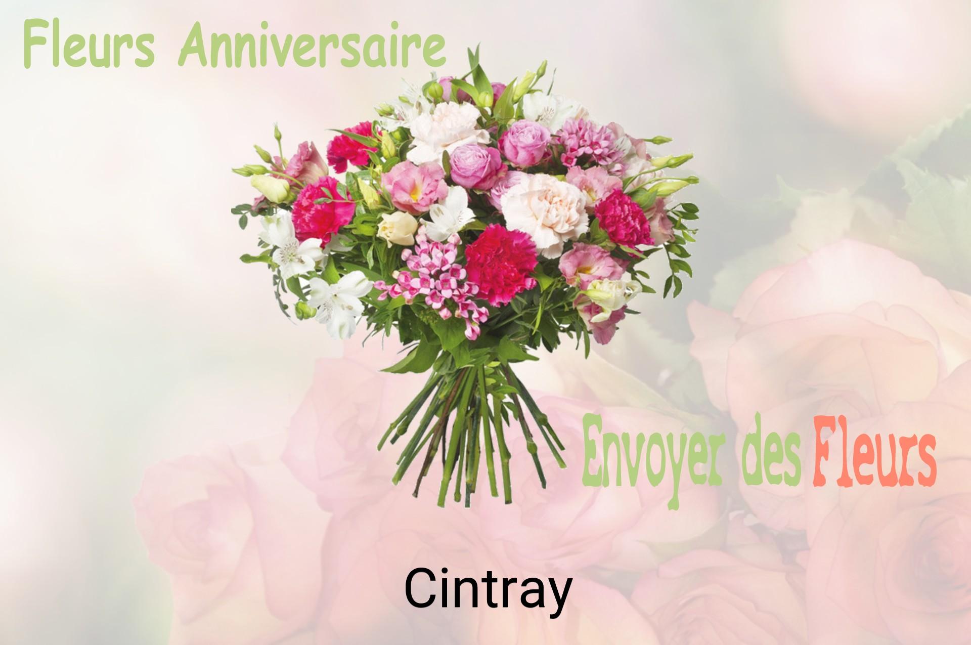 Bouquet de fleurs d’anniversaire livré à Cintray